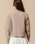 The Rosemary Knit Scalloped Cardigan