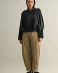 The Rowan Pleated Barrel Pants