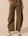 The Roxi Leopard Barrel Jeans