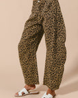 The Roxi Leopard Barrel Jeans