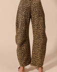 The Roxi Leopard Barrel Jeans