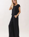The Rumi Black Top + Pant Set - Sold Separately