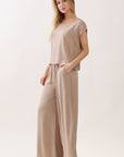 The Rumi Sand Top + Pant Set - Sold Separately