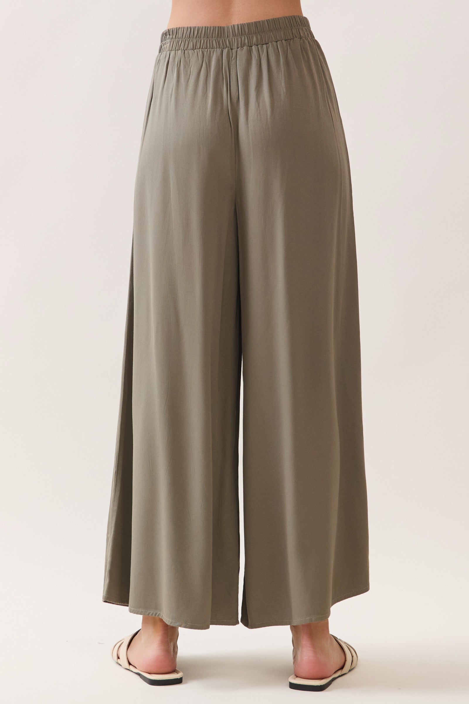 The Rumi Vintage Olive Top + Pant Set - Sold Separately