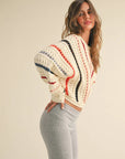 The Ruthie Multi Color Sweater Top