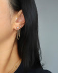 The Ryann Double Chain Studs