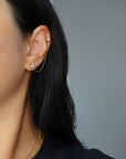 The Ryann Double Chain Studs