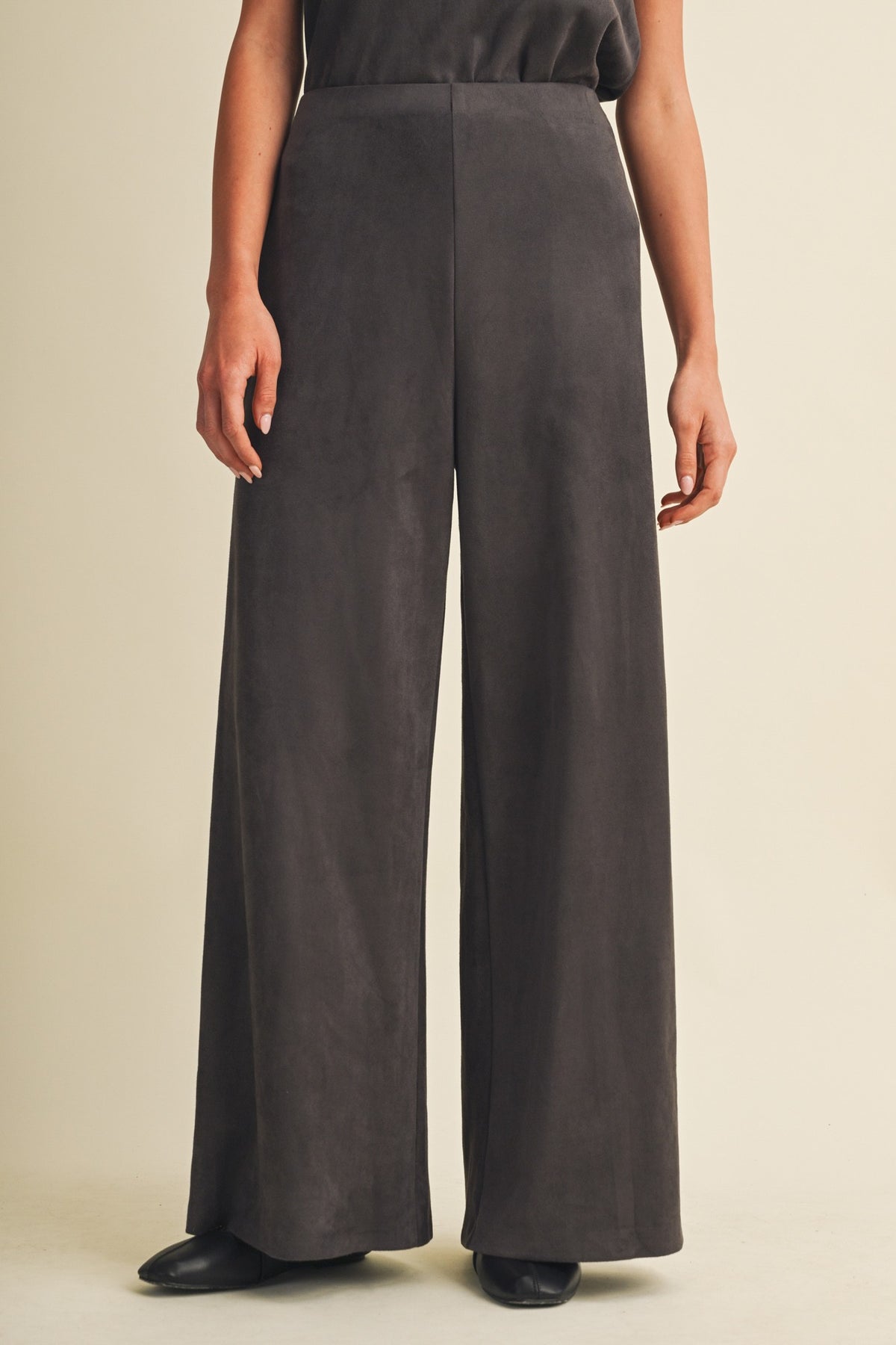The Vivi Suede Top + Pant Set - Sold Separately