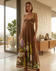 The Nevara Floral Twist Dress