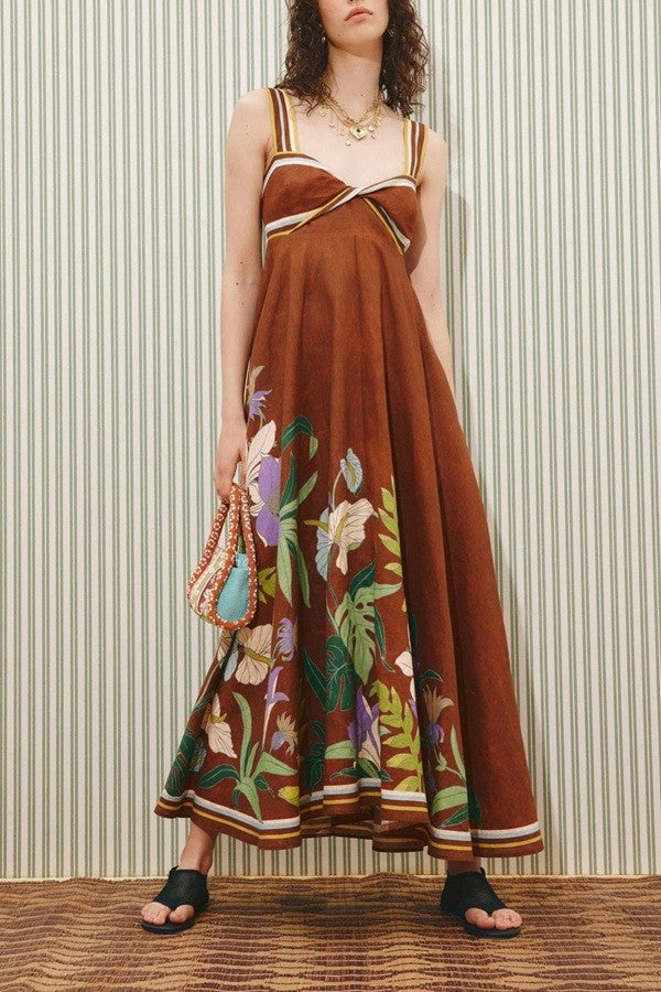 The Nevara Floral Twist Dress