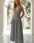 The Winona Striped Maxi Dress