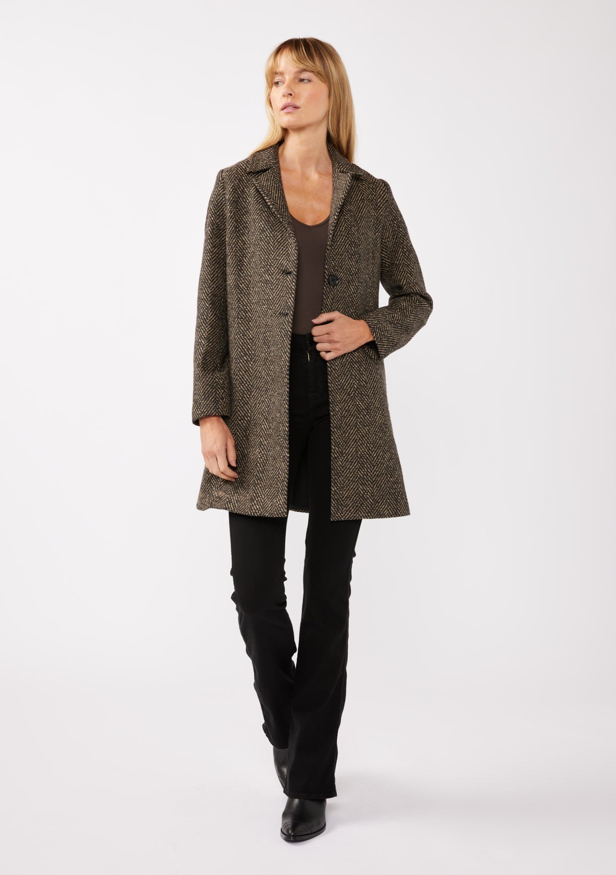 The Sable Chevron Coat