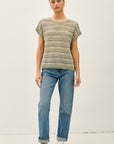 The Sadie Sage Striped Crochet Top