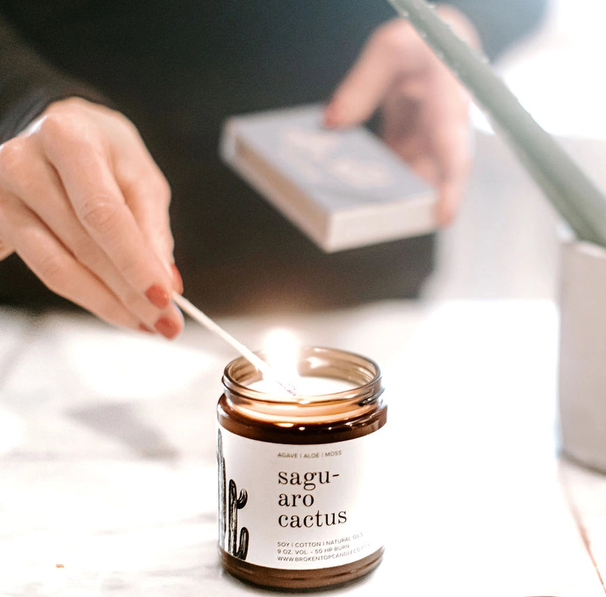 The Saguaro Cactus Soy Candle by Broken Top Brands