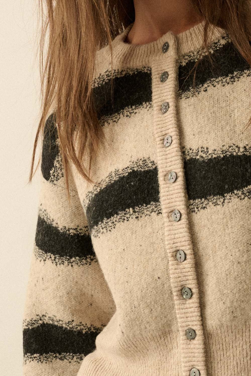 The Sana Striped Cardigan