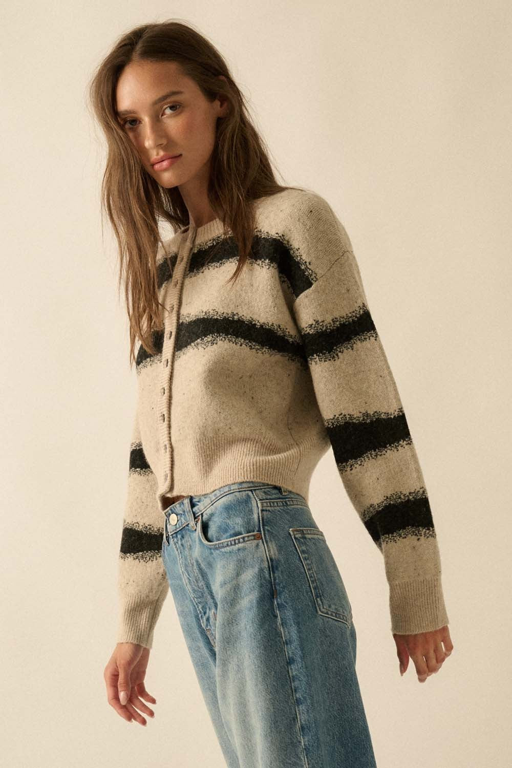 The Sana Striped Cardigan