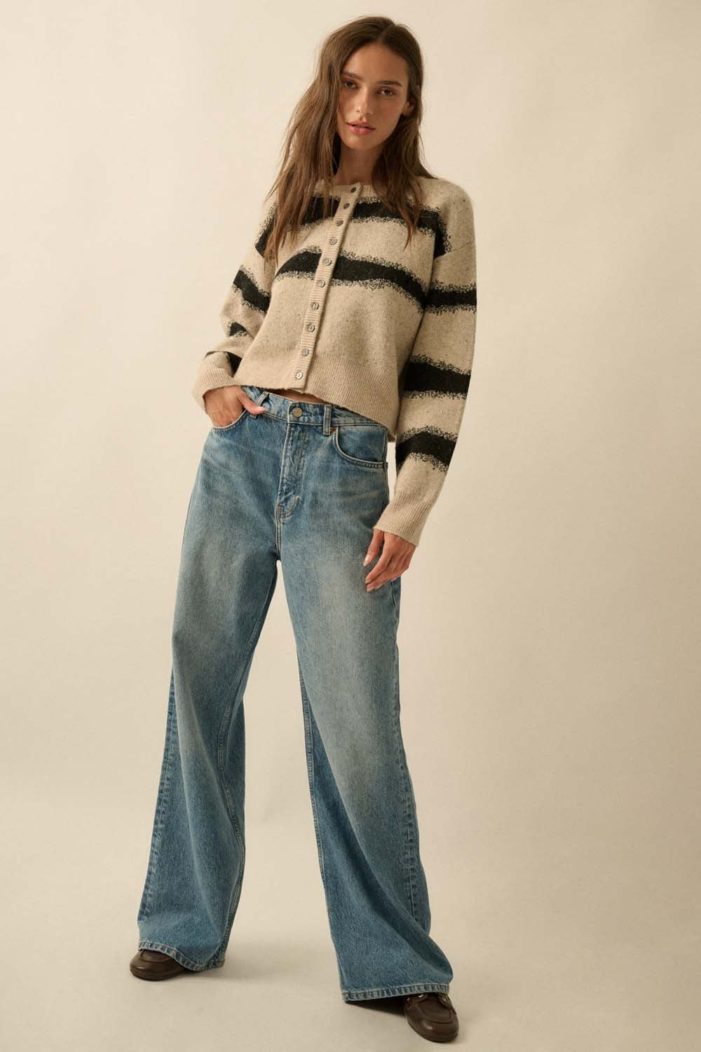 The Sana Striped Cardigan