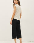 The Sara Stone Cap Sleeve Top