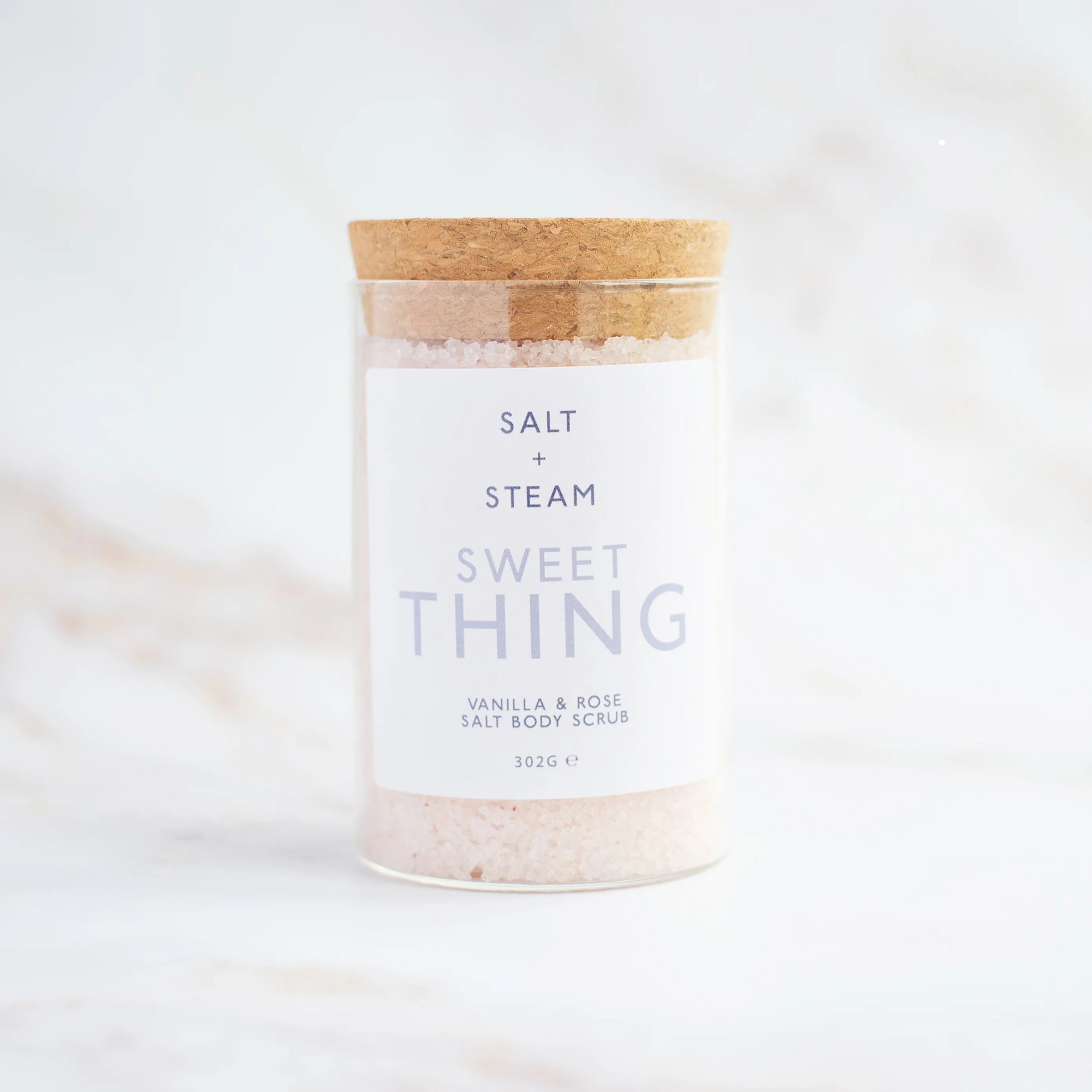 The Sweet Thing Rose Vanilla Body Scrub by Salt + Steam