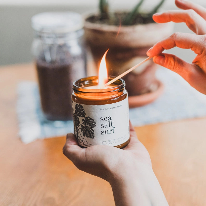 The Sea Salt Surf Soy Candle by Broken Top Brands