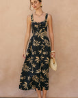 The Seira Tropical Midi Dress