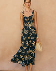 The Seira Tropical Midi Dress