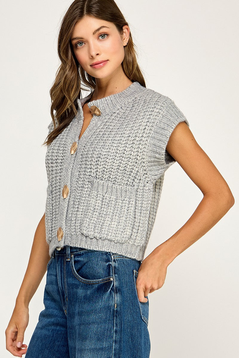 The Selia Chunky Knit Top