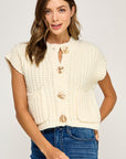 The Selia Chunky Knit Top