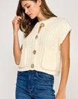 The Selia Chunky Knit Top