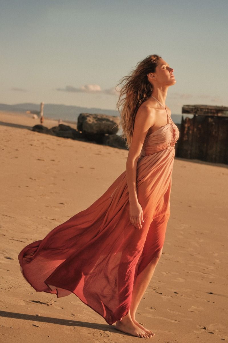 The Serena Ombre Halter Dress
