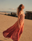 The Serena Ombre Halter Dress