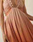 The Serena Ombre Halter Dress