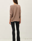 The Shanti Mocha Dolman Sleeve Cardigan