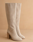 The Shiloh Light Grey Knee High Boots