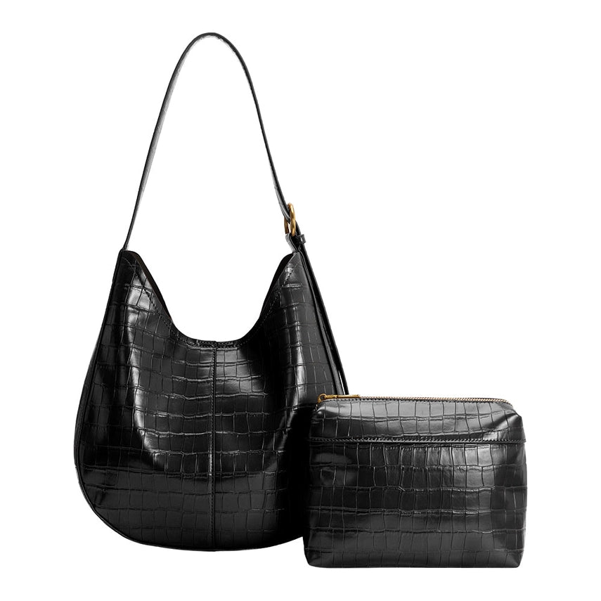 The Stefanie Vegan Leather Shoulder Bag