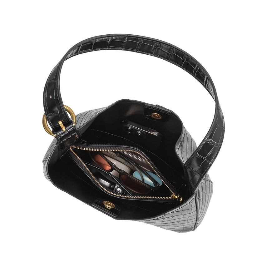 The Stefanie Vegan Leather Shoulder Bag