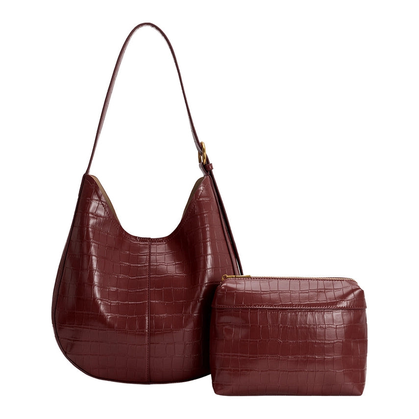 The Stefanie Vegan Leather Shoulder Bag