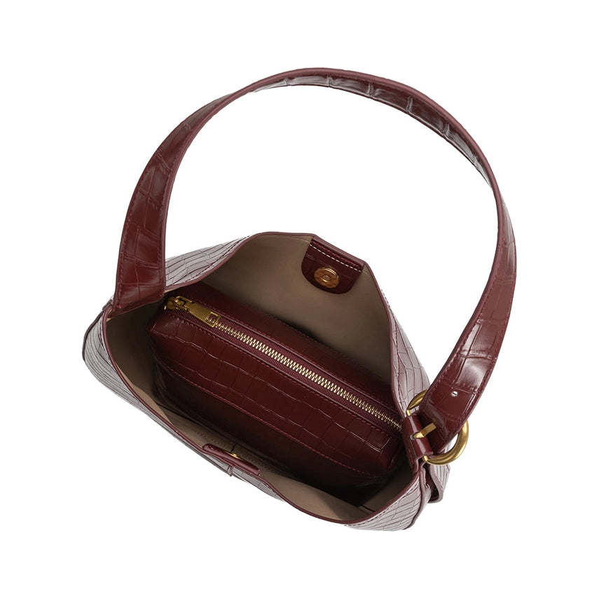 The Stefanie Vegan Leather Shoulder Bag