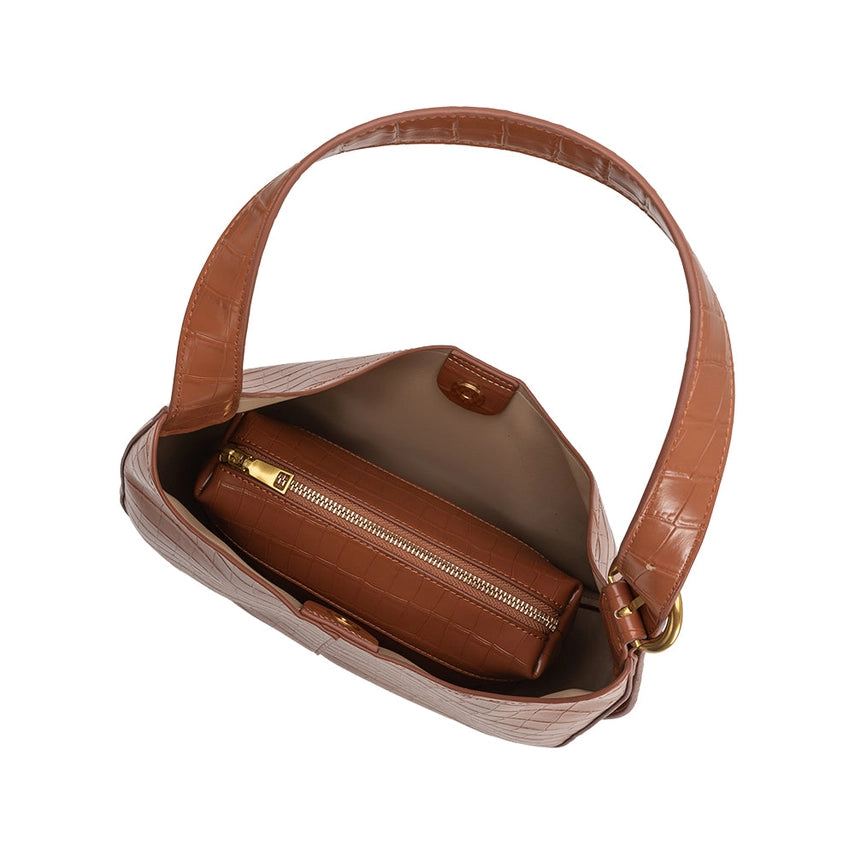 The Stefanie Vegan Leather Shoulder Bag