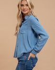 The Stella Chambray Buttondown Top