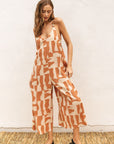 The Sunday Abstract Jumpsuit