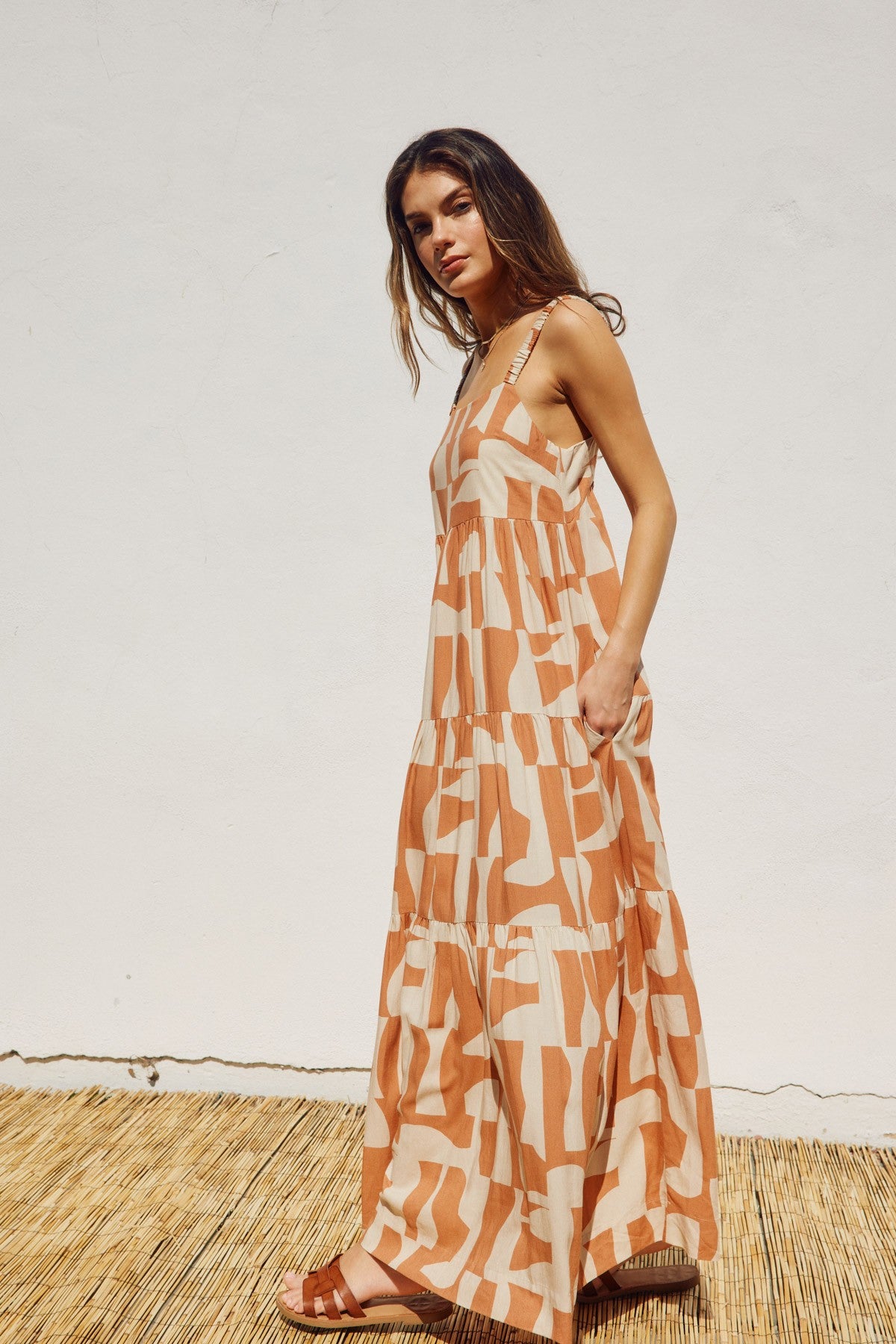 The Sunday Abstract Dress