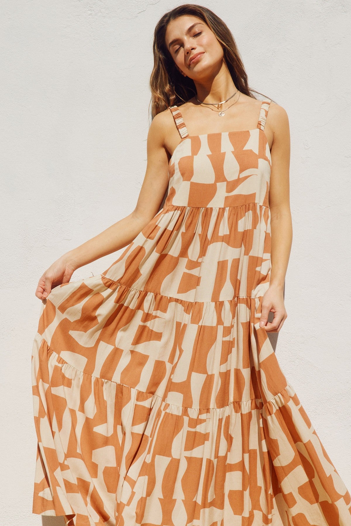 The Sunday Abstract Dress