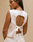 The Leni Denim Top + Pant Set - Sold Separately