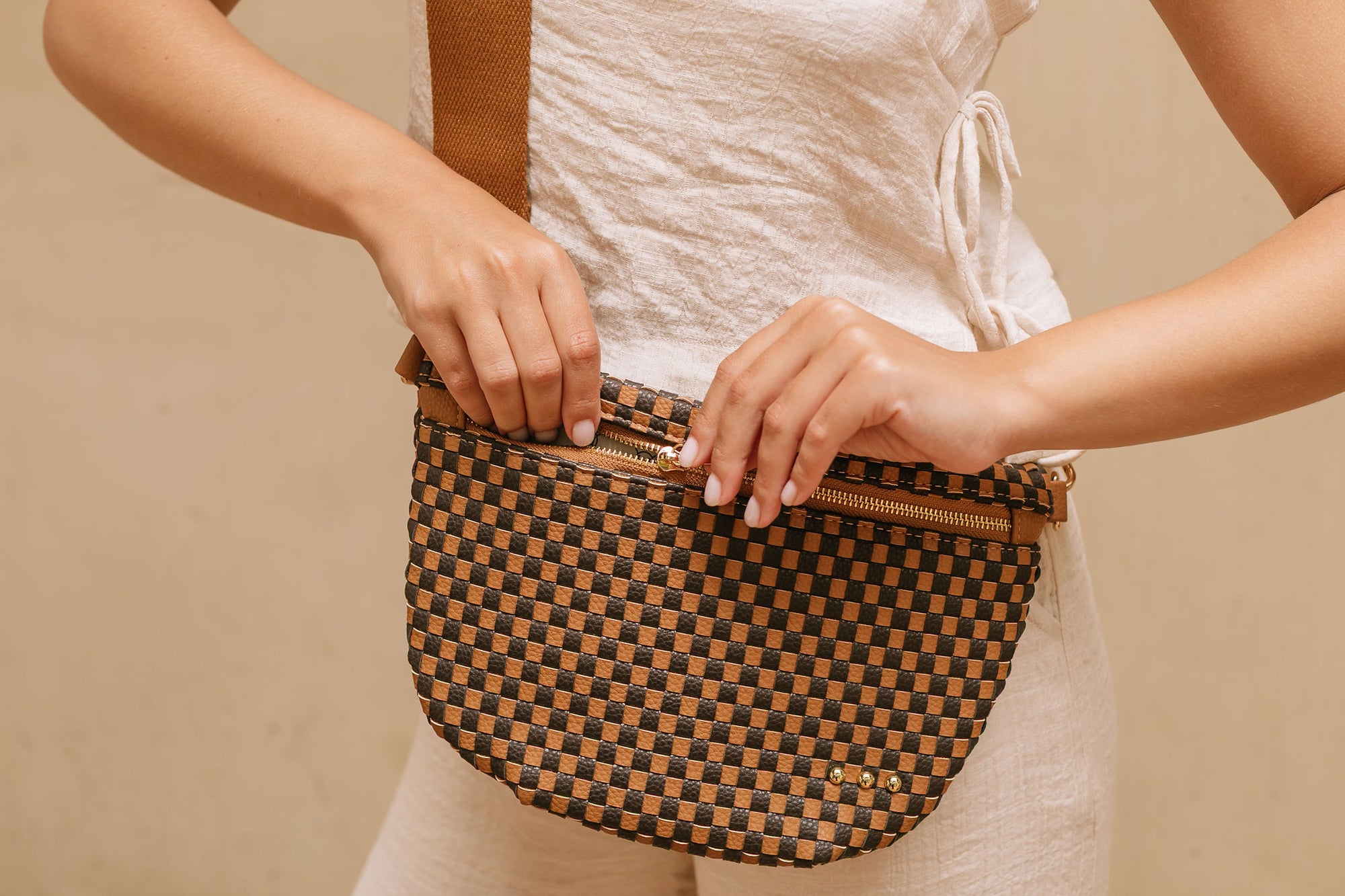 The Moxie Woven Bum Bag