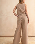 The Tansy Striped Vest + Pants Set - Sold Separately