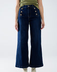 The Taylor Blue Wide Leg Jeans