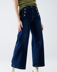 The Taylor Blue Wide Leg Jeans