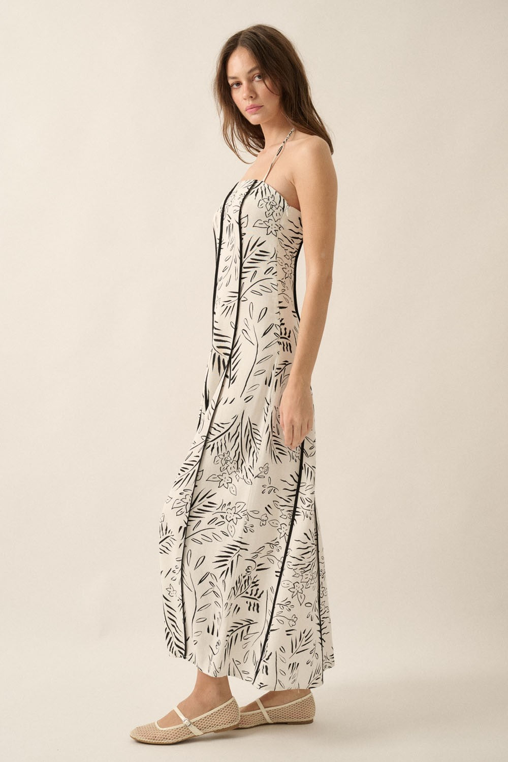 The Tersa Fit &amp; Flare Maxi Dress