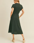 The Tess Button Down Linen Dress